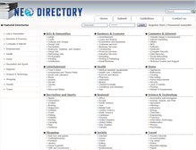 Tablet Screenshot of neo-directory.co.uk